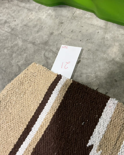 western saddle blanket brown tan 32x62.5 