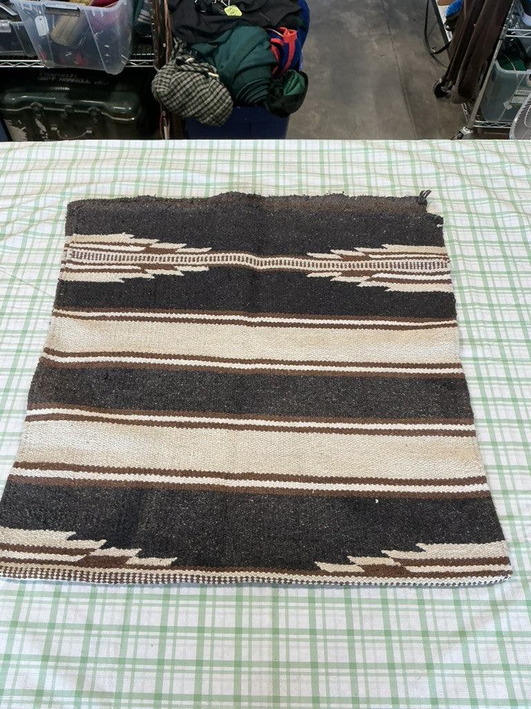 western sadle blanket brown/black 28x58