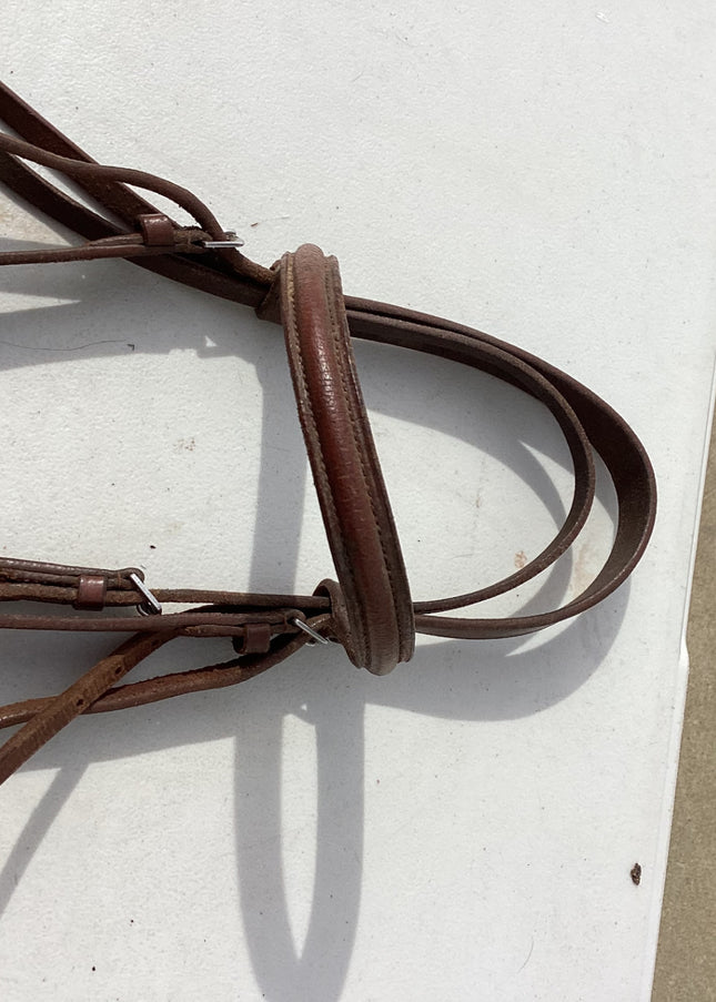 english bridle brown leather 
