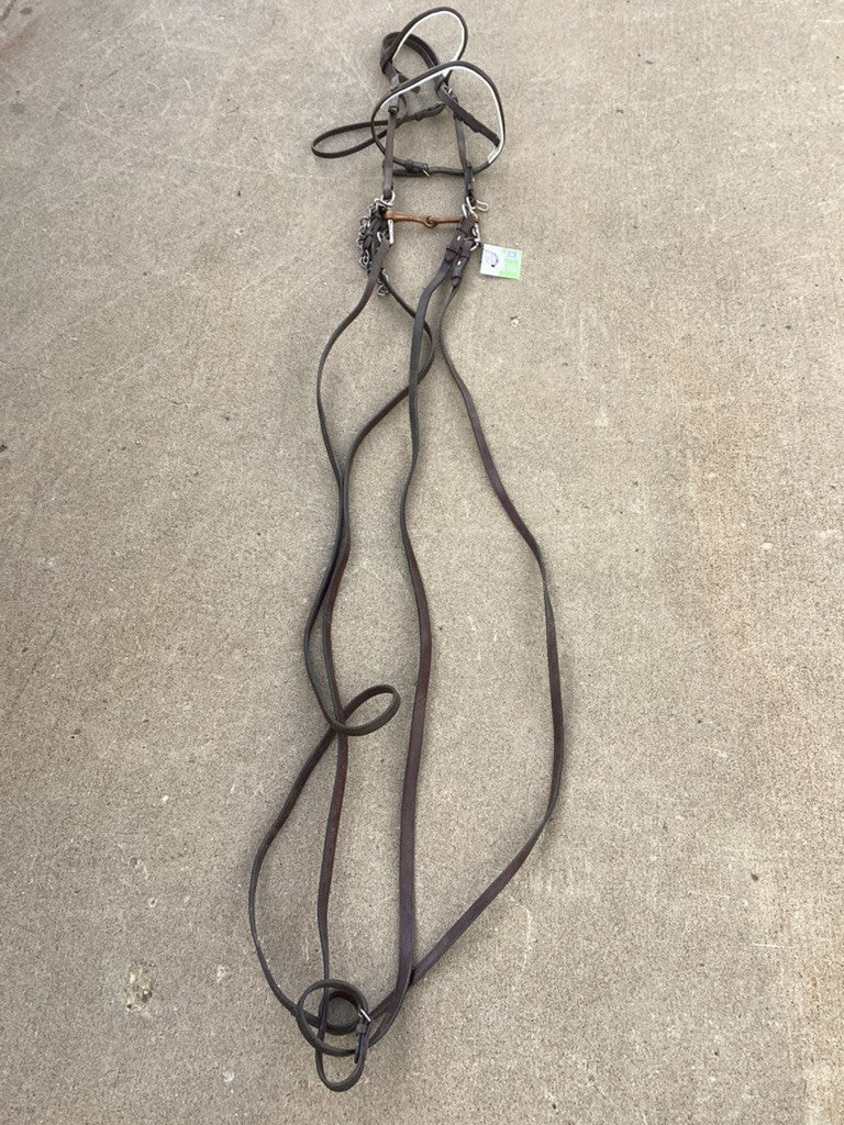 english bridle with bit 
