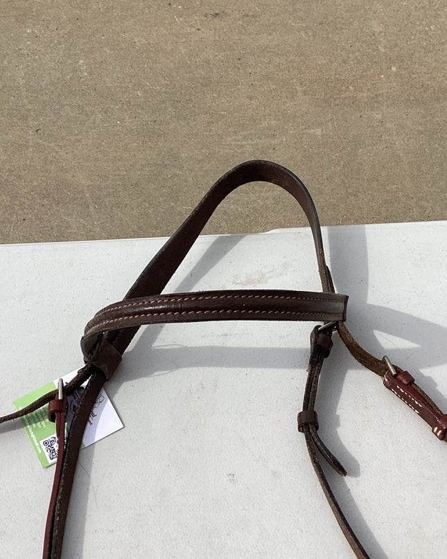 western leather bridle light brown 
