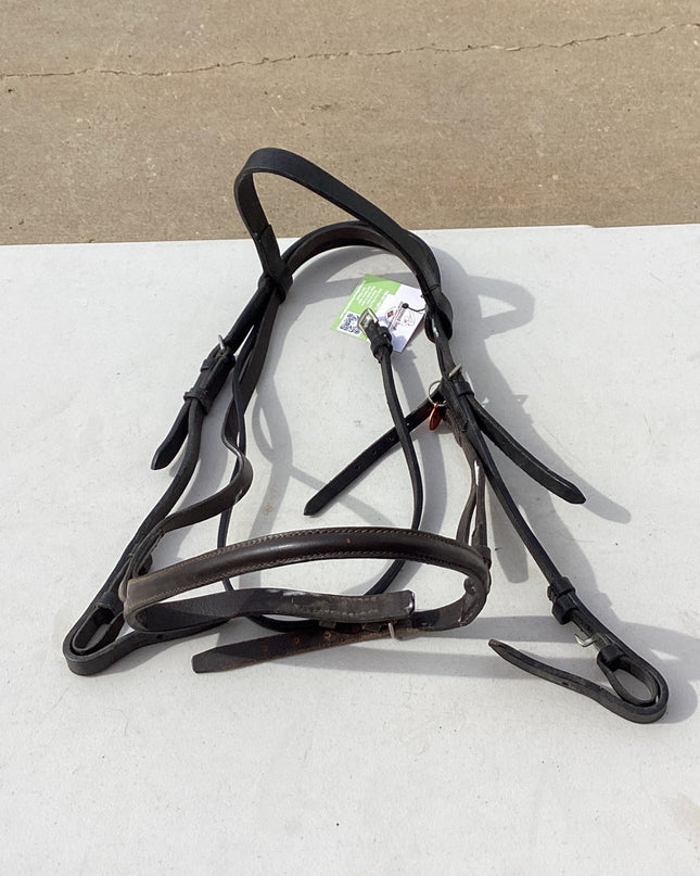 englsh headstall black 