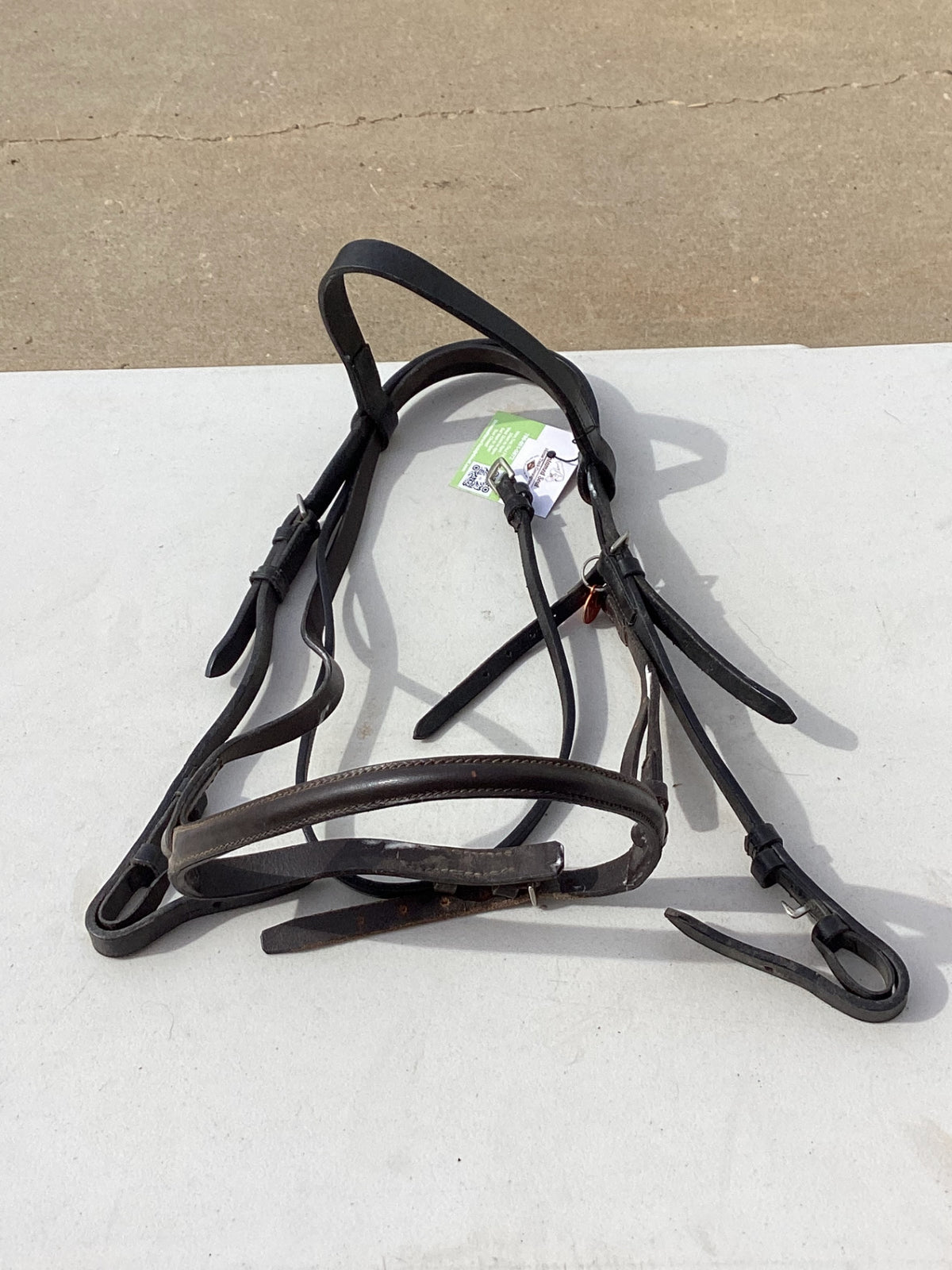 englsh headstall black 