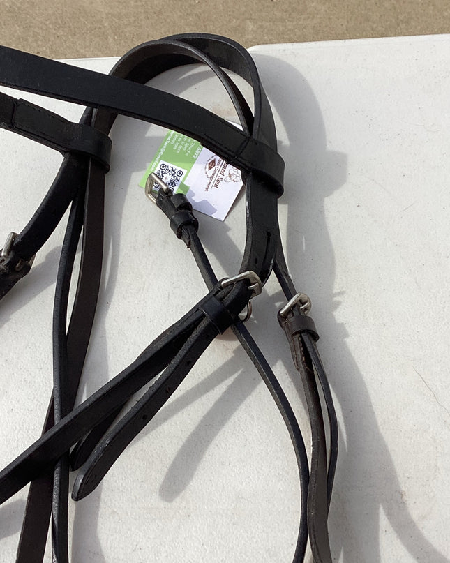 englsh headstall black 