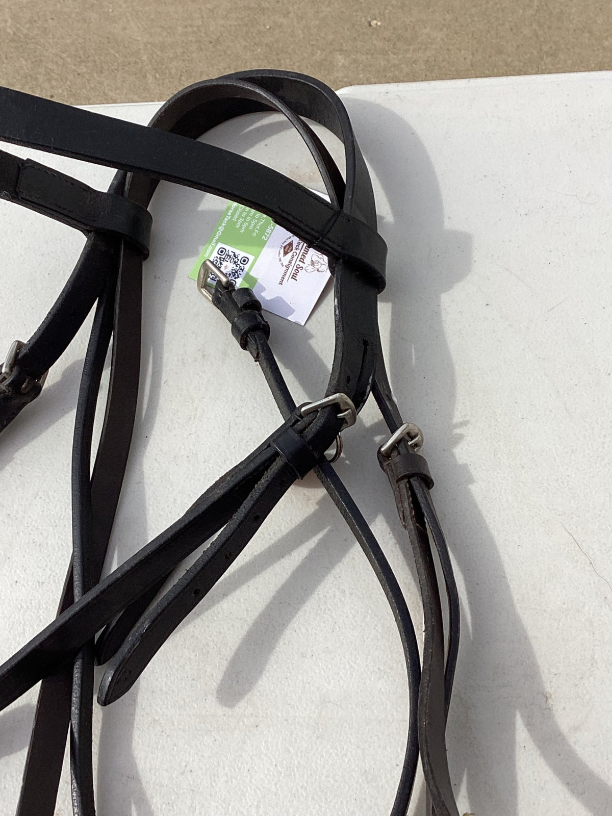 englsh headstall black 