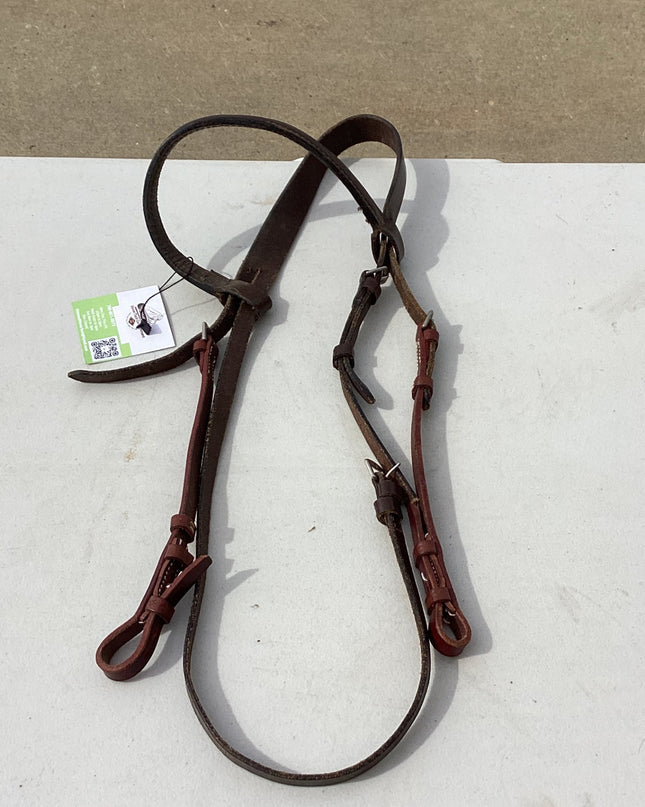 western leather bridle light brown 