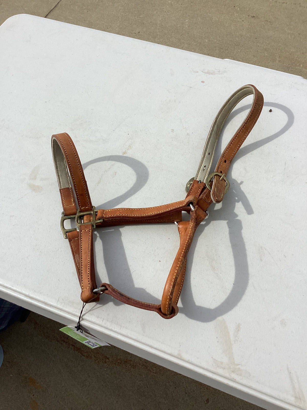 halter leather light brown 