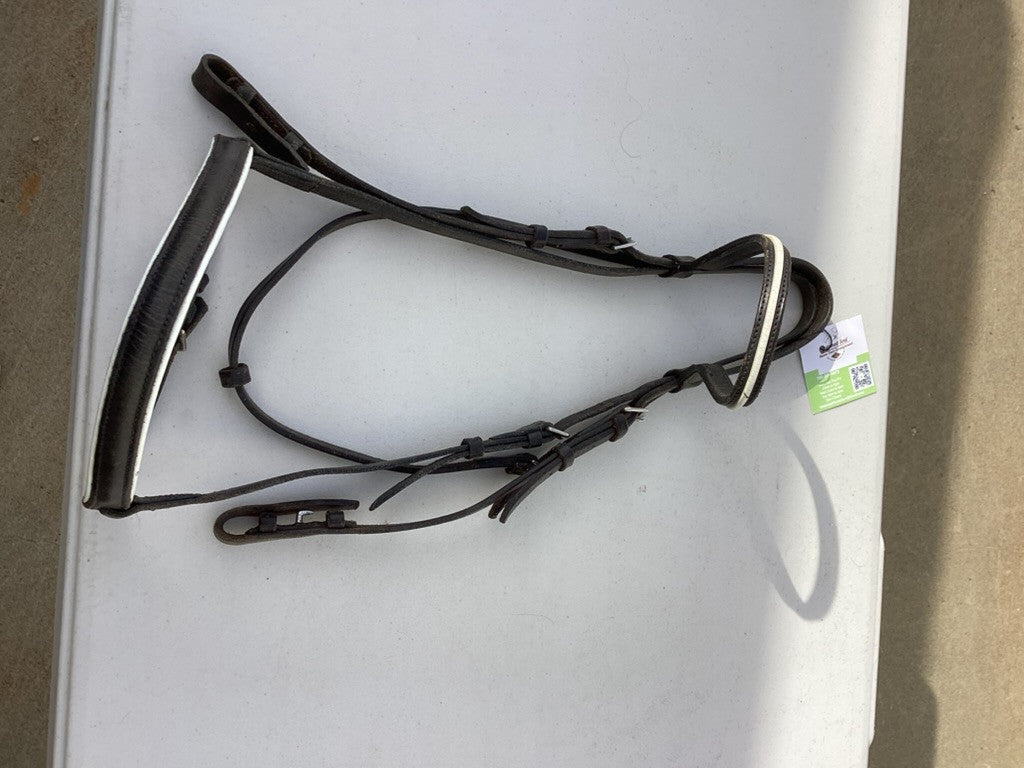english bridle black leather 