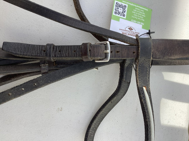 english bridle black leather 