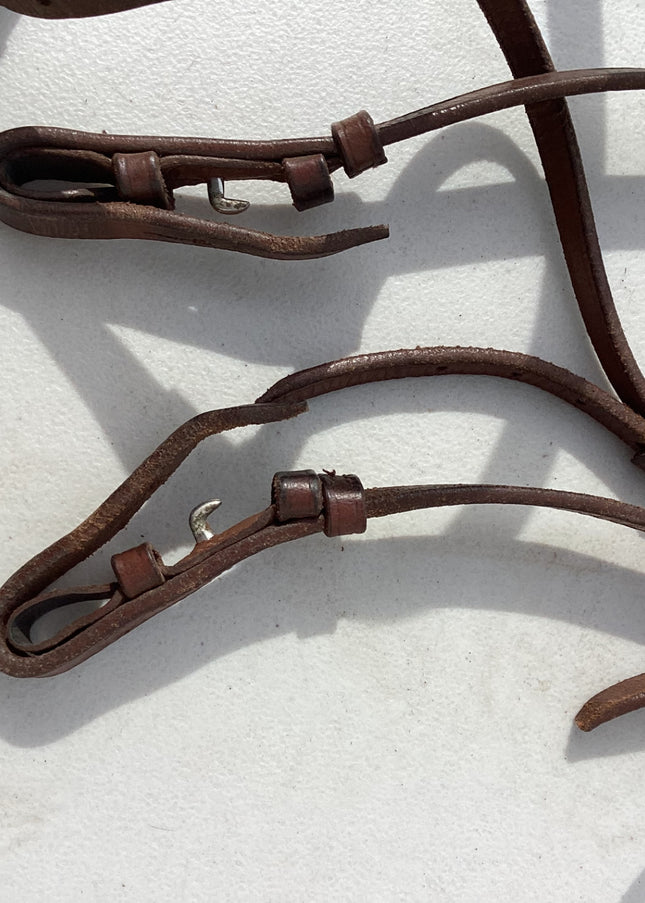 english bridle brown leather 