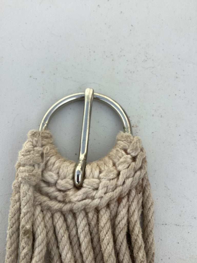western rope cinch 29" white 