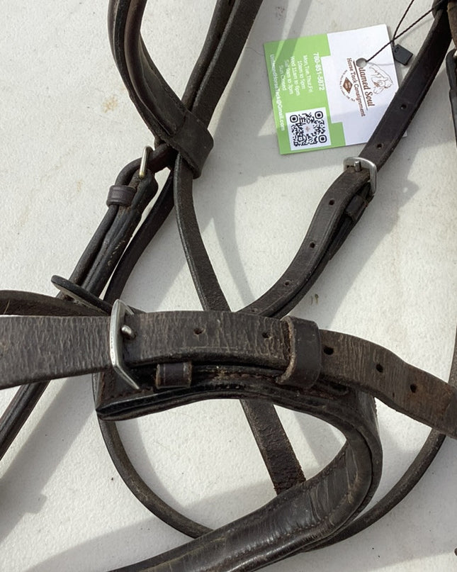 english bridle black/dark brown