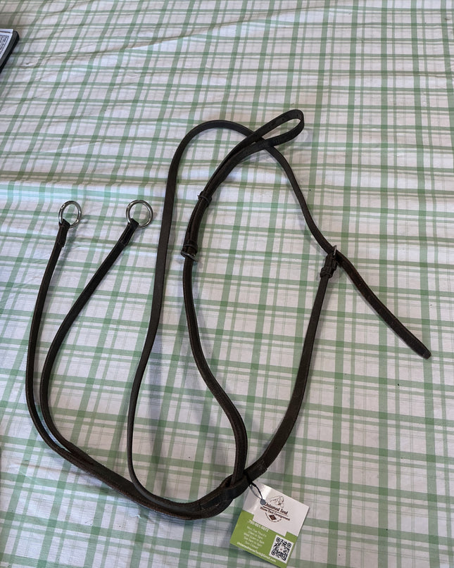 dark brown martingale leather 