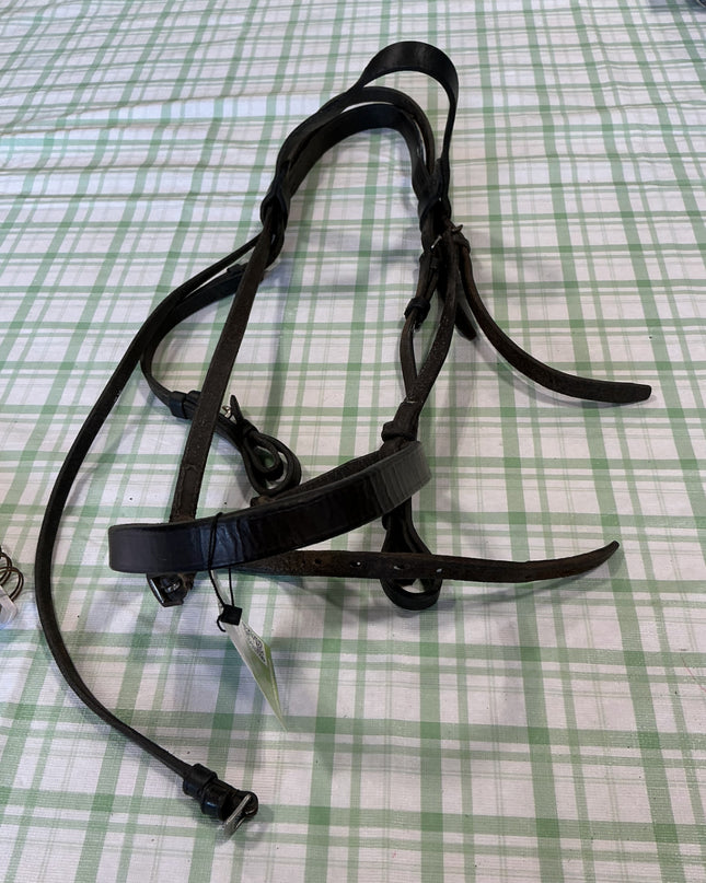 english nose band black 