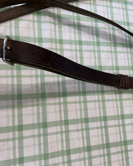 english martingale brown leather 