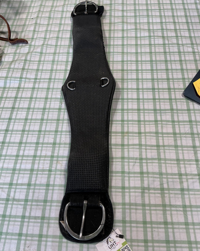 english dressage girth 34" black neoprint 