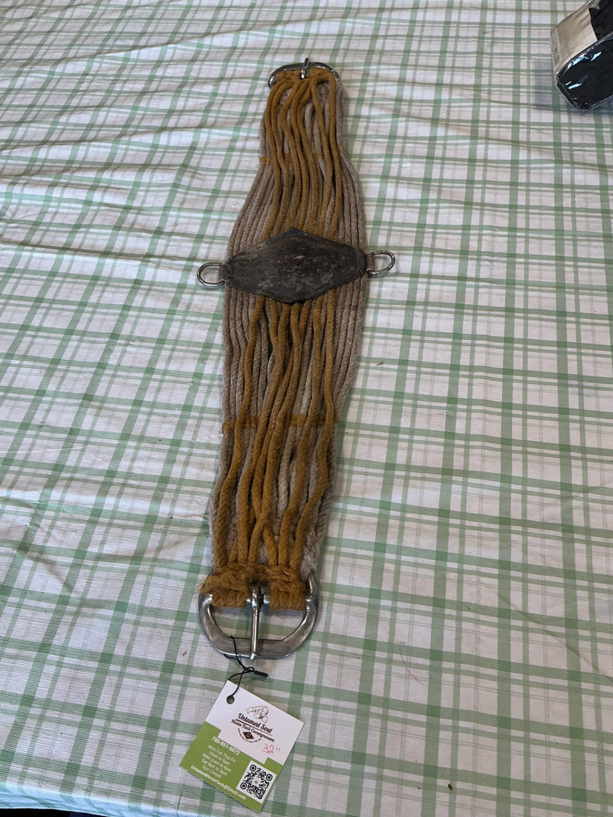 western cinch rope orange 32"