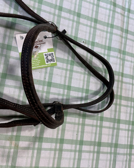 western bridle brown leather 