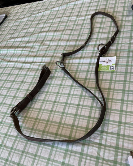 training fork leather dark brown