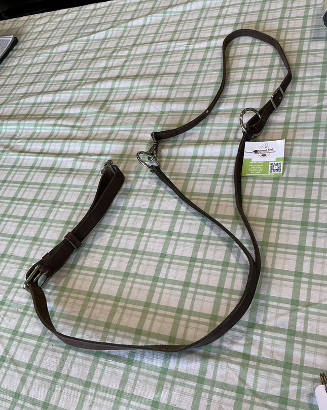 training fork leather dark brown