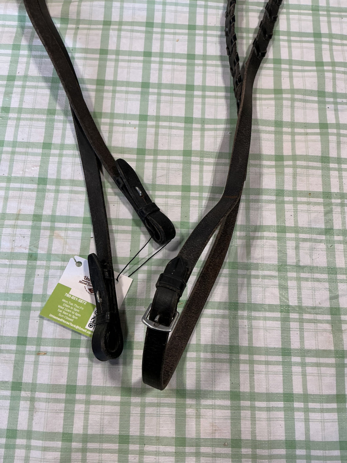 english reins black