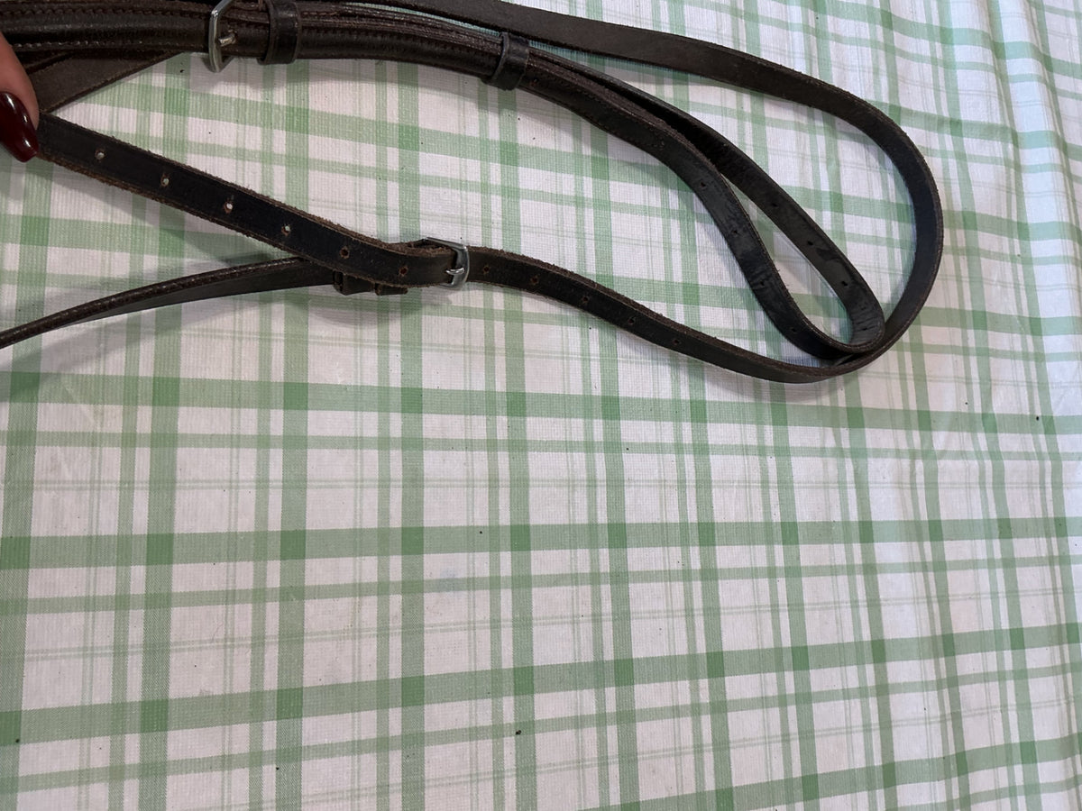 dark brown martingale leather 