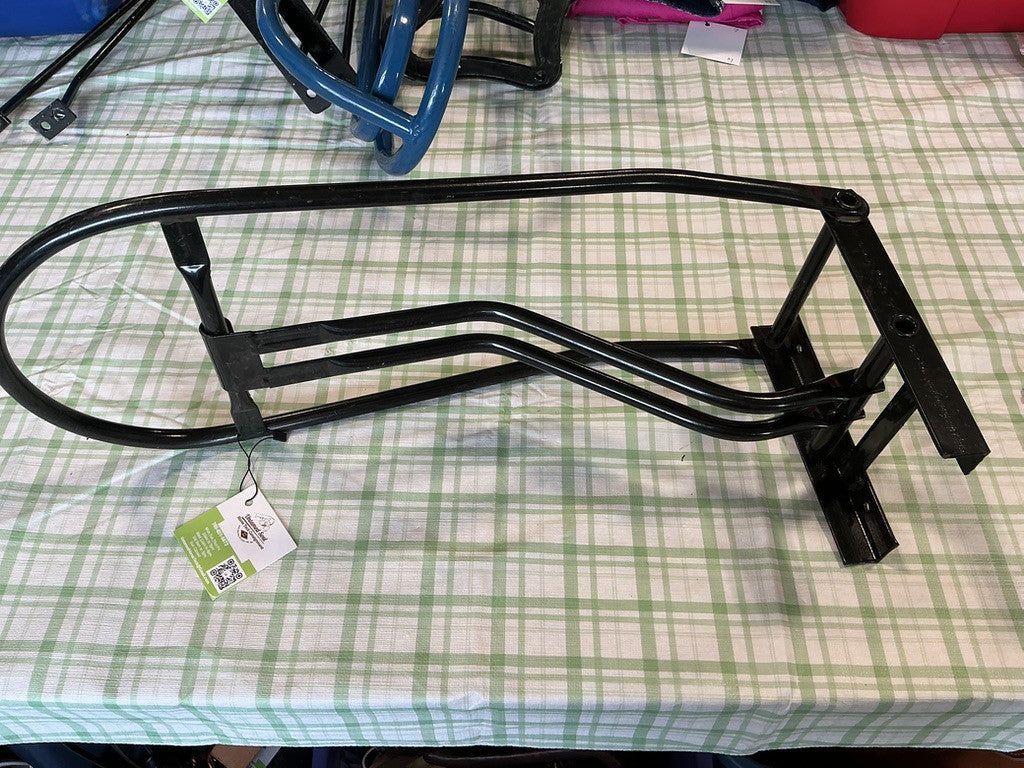 Western Wall Mount Saddle Stand Black 