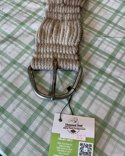 western rope cinch 33"
