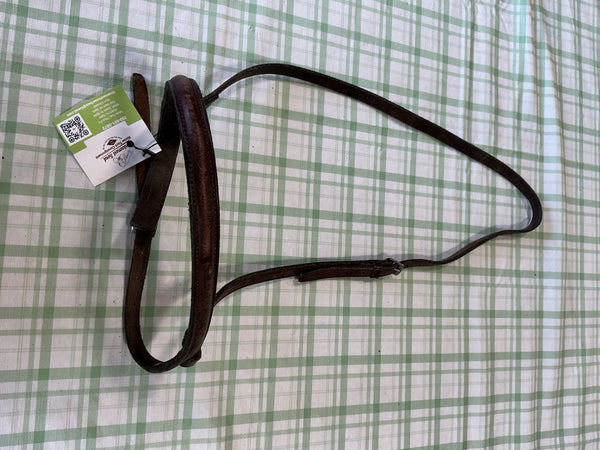 English Noseband – Brown Leather, Medium | Used, Good