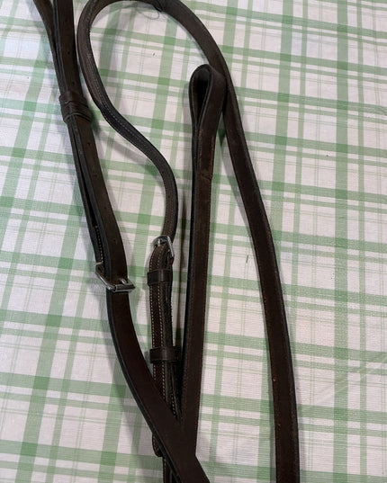 martingale dark brown leather 