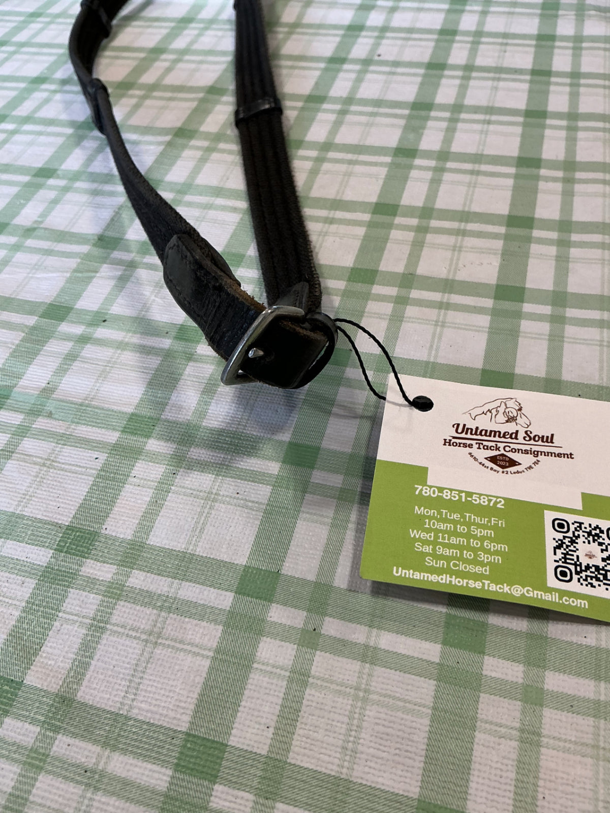 english riding reins black nylon 