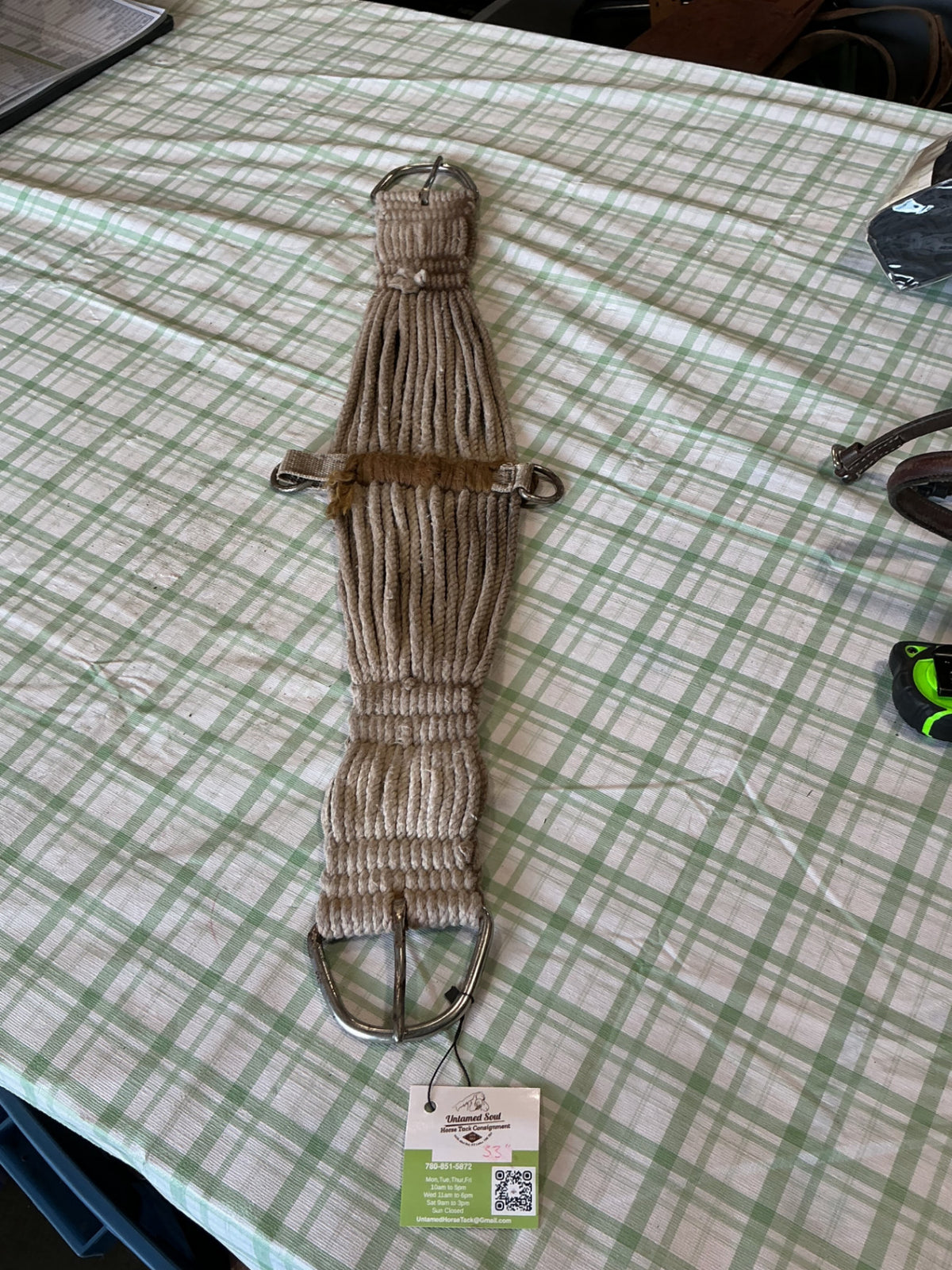 western rope cinch 33"