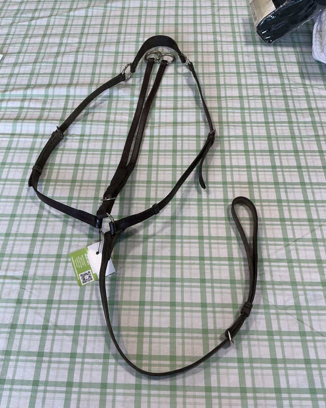 martingale brown leather 