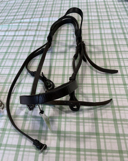 english riding bridle dark brown
