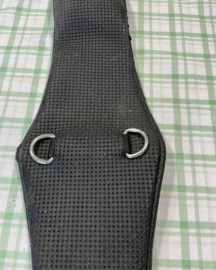 english dressage girth 34" black neoprint 