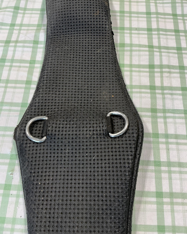 english dressage girth 34" black neoprint 
