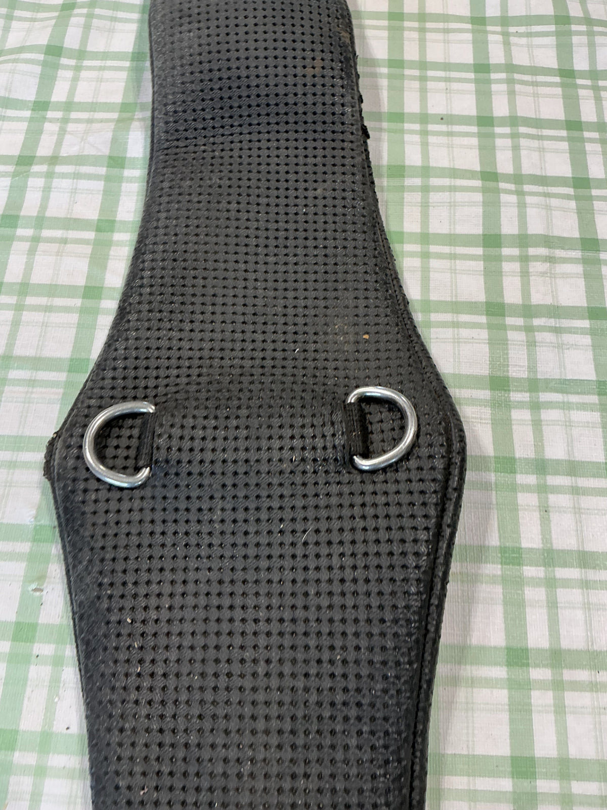 english dressage girth 34" black neoprint 