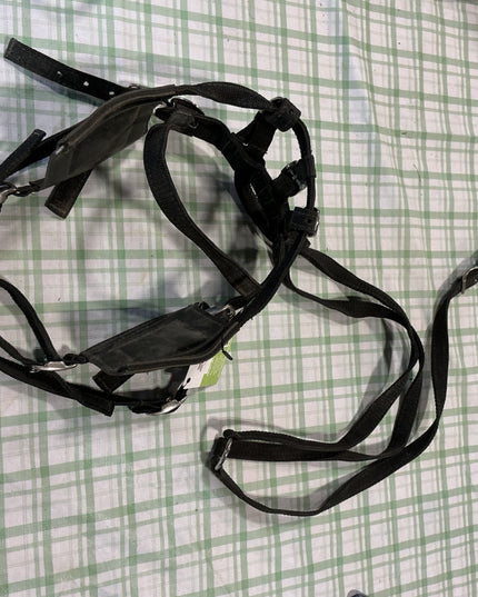 driving bridle blinkers included nylon black 