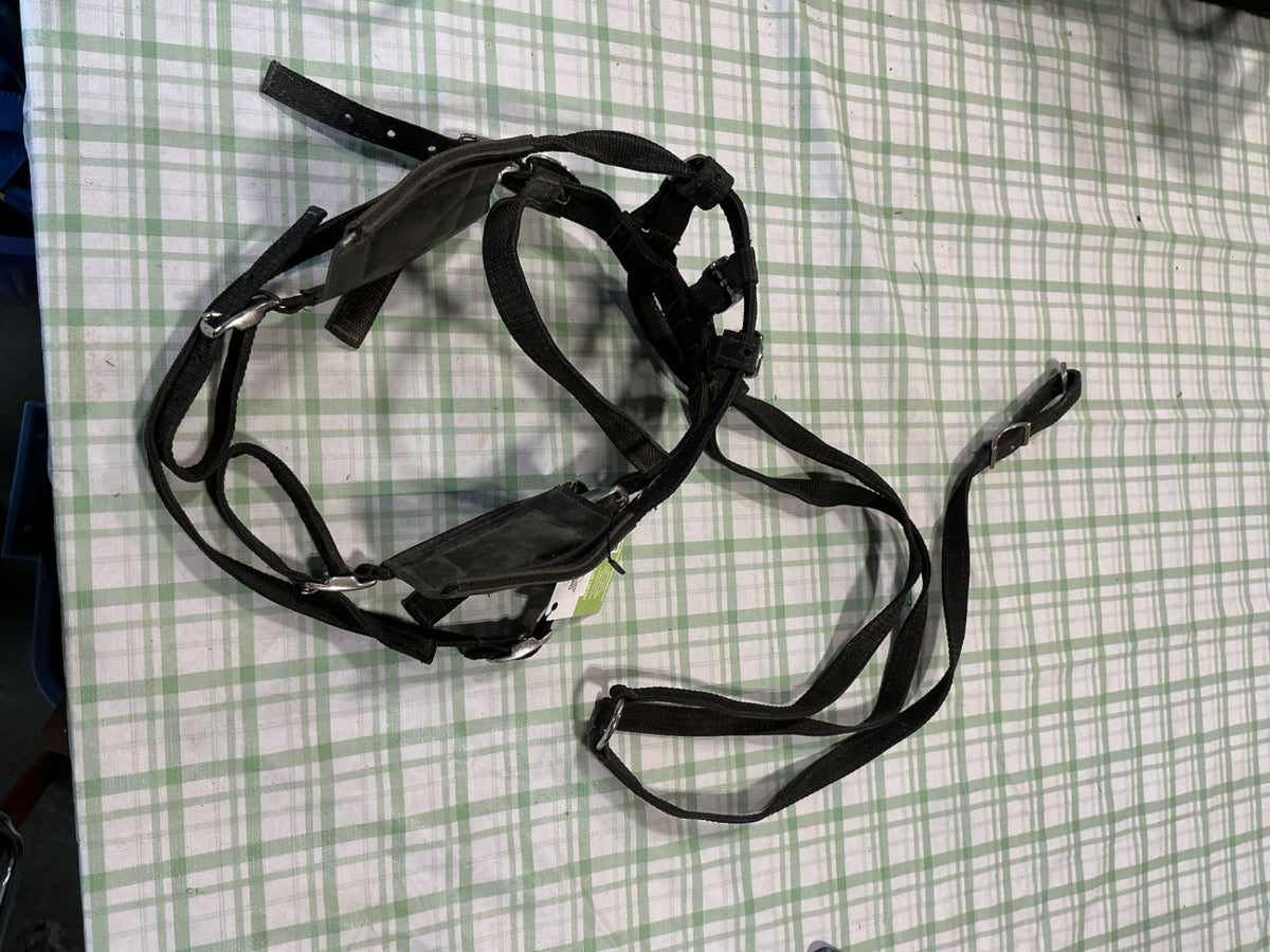 driving bridle blinkers included nylon black 