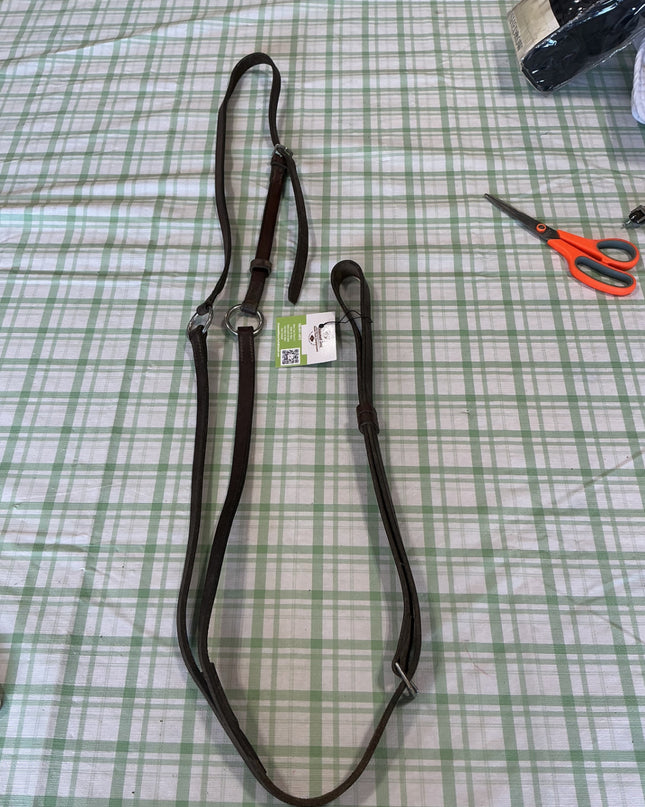 english martingale brown leather 