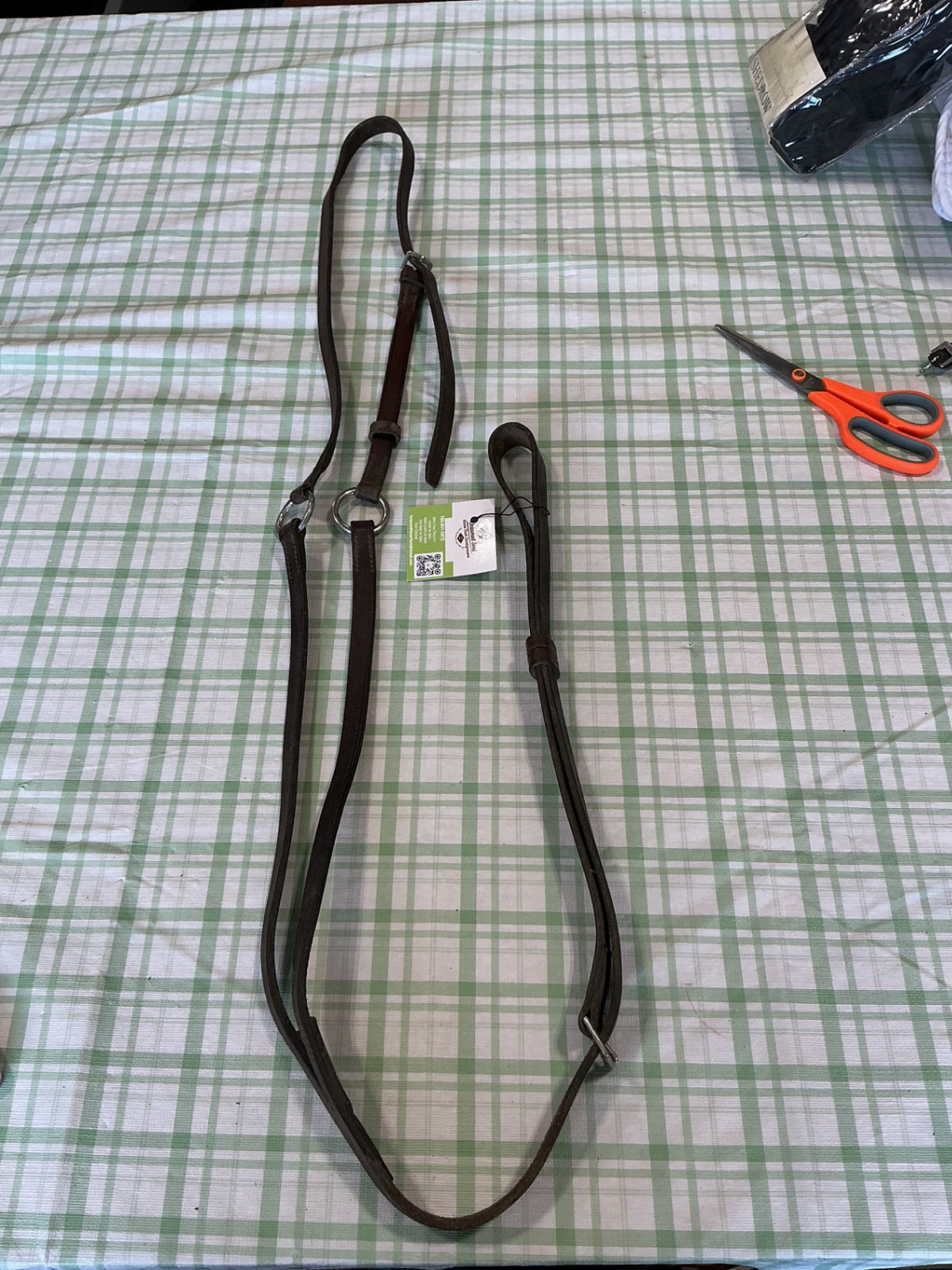 english martingale brown leather 
