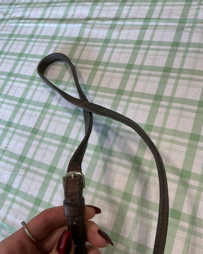 english nose band dark brown