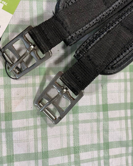 english dressage girth black neoprint 52"