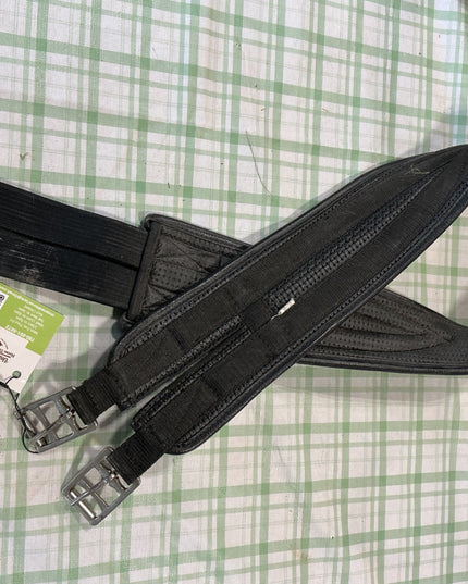 english dressage girth black neoprint 52"