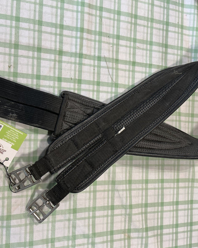 english dressage girth black neoprint 52"