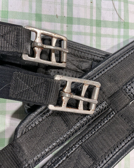 english dressage girth black neoprint 52"