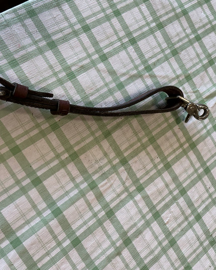 training fork leather dark brown