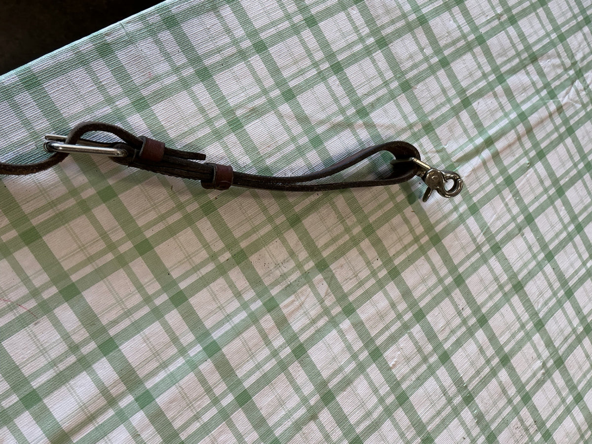 training fork leather dark brown