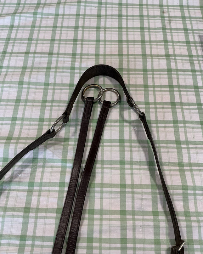 martingale brown leather 