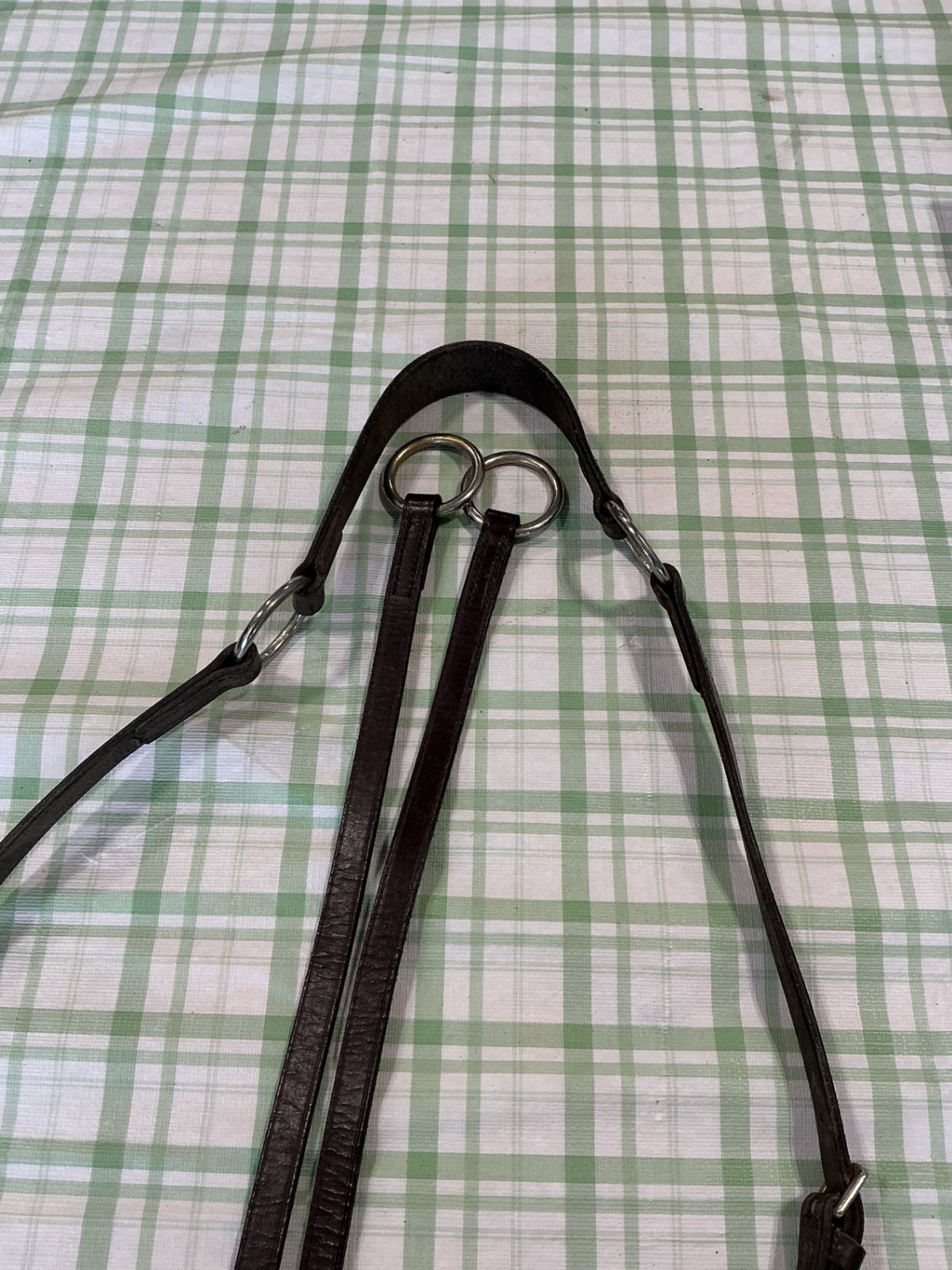 martingale brown leather 